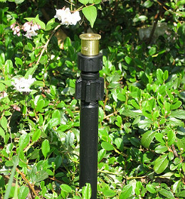 In hoogte verstelbare sproeiers voor borderberegening