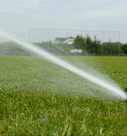 Automatische beregening sportvelden