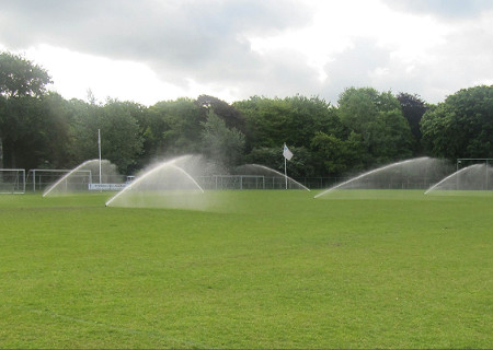 Automatische beregening sportparken