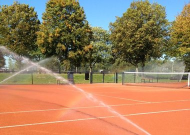 Beregening tennisbaan